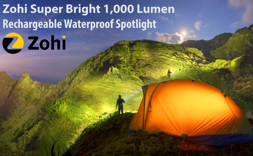 Zohi 1,000 Lumen Super Bright Spotlight