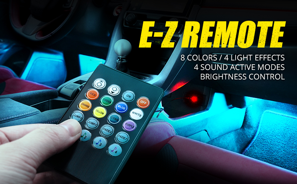 interior car lights accesories for cars ambient lighting car led light trim kit underglow led glow