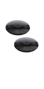 Harley Smoked Turn Signal Lights Lens Covers