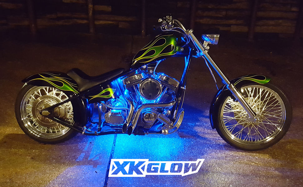 motorcycle,accent,underglow,led,neon,light,engine,remote,control