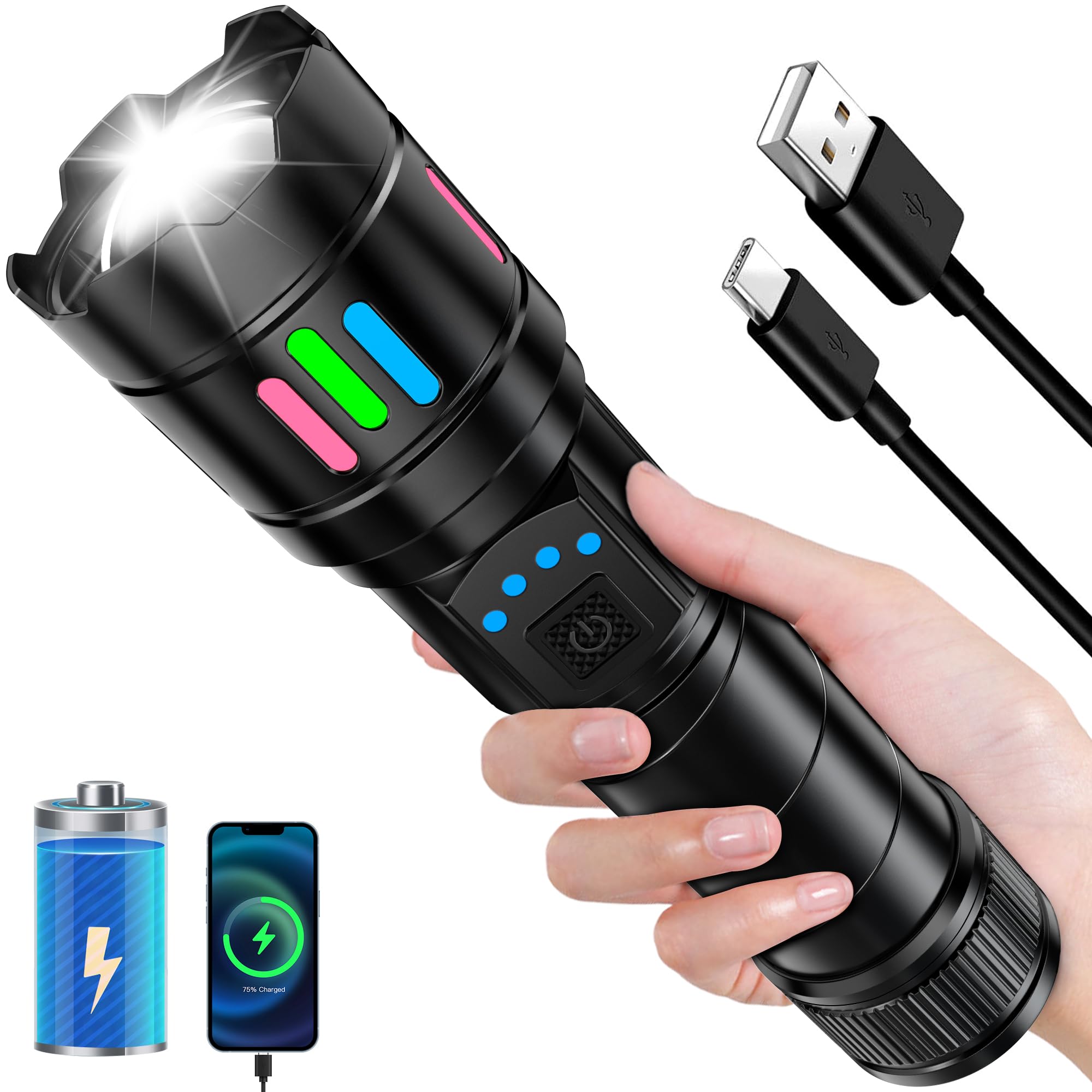 TIROFLX Super Bright Flashlight