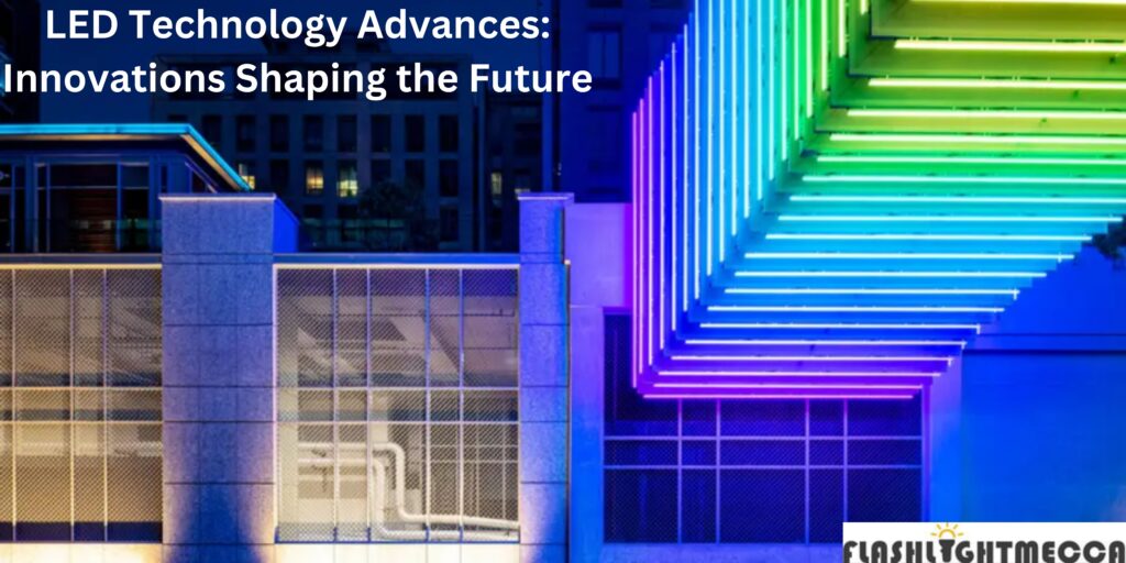 Image showing advanced LED technology components, highlighting innovations in energy efficiency, color temperature, and versatile lighting applications.