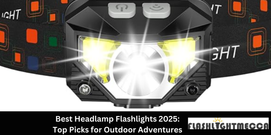 An array of top-rated 2025 headlamp flashlights, showcasing various designs and features for outdoor adventures.