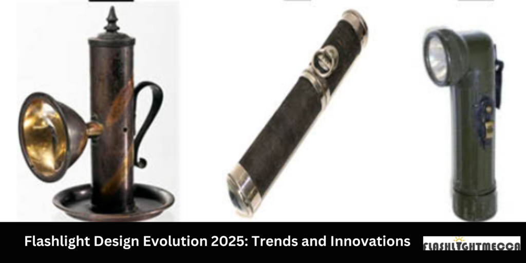 Flashlight design evolution in 2025 showcasing innovative features, brightness levels, and durability for outdoor and indoor use.