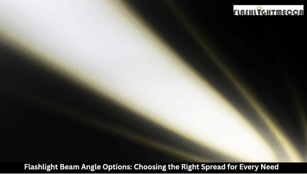 Flashlight Beam Angle Options: Choosing the Right Spread for Every Need